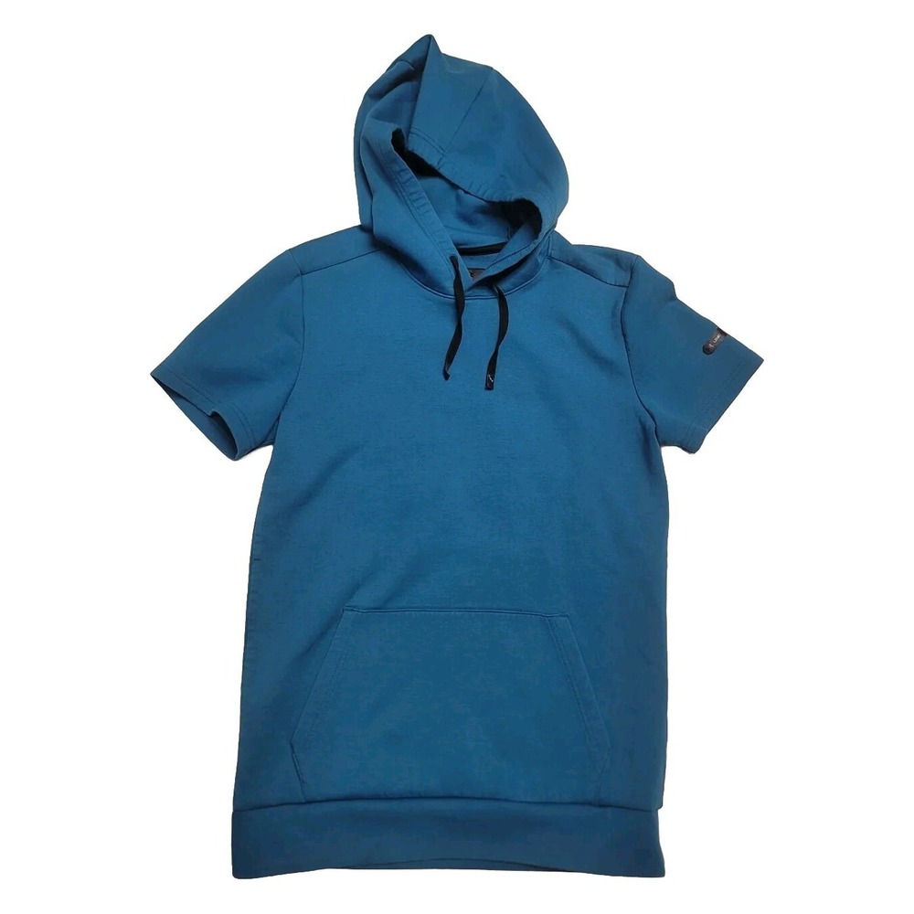Under Armour Unstoppable Knit S/S Hoodie Men's Small Ocean Blue